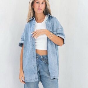 PARKE Light Blue Denim Shirt
